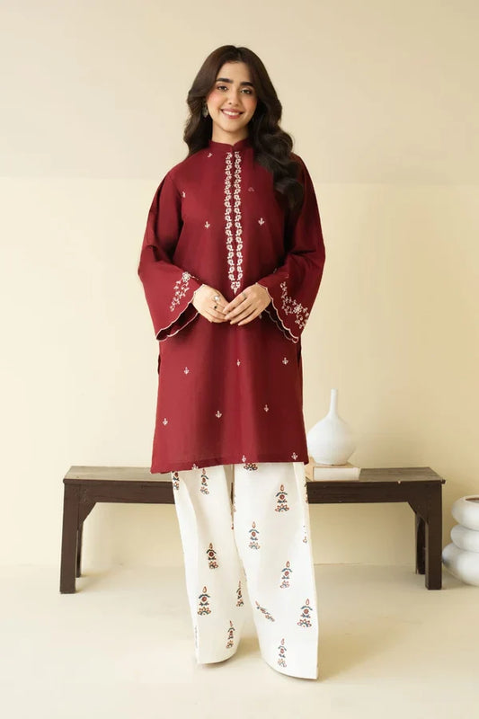 Claret Farshi Shalwar